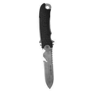 Aqualung Big Squeeze Lock Dive Knife Spear Tip Titanium - Image 1