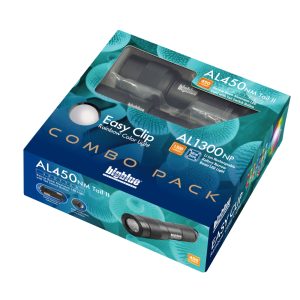 BigBlue Combo Pack: AL1300NP + AL450NT II + Rainbow EZ Clip Dive Torch Light