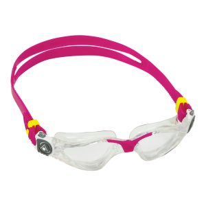 Aquasphere Kayenne Compact - Clear Lens - Transparent/Raspberry Swim Goggles - Image 3