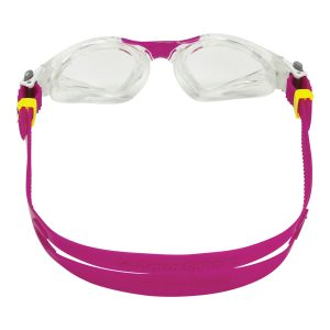Aquasphere Kayenne Compact - Clear Lens - Transparent/Raspberry Swim Goggles - Image 4