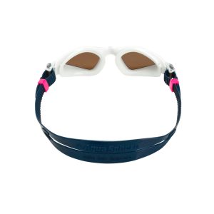 Aquasphere Kayenne Compact - Brown Polarized Lens - White/Grey Swim Goggles - Image 4