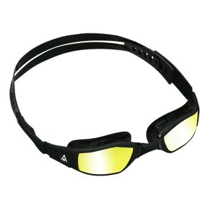 Aquasphere Ninja - Yellow Titanium Mirrored Lens - Black/Black Swim Racing Goggles - Image 3
