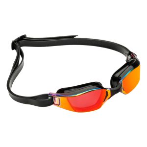 Aquasphere Xceed - Red Titanium Mirrored Lens - Black Swim Racing Goggles - Image 3