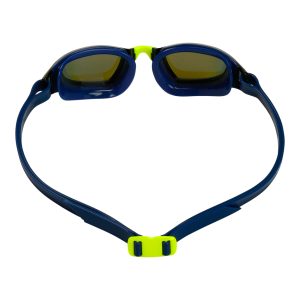 Aquasphere Xceed - Blue Titanium Mirrored Lens - Navy/Navy Swim Racing Goggles