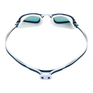 Aquasphere Fastlane - Red Titanium Mirrored Lens - Navy-Blue/Red Swim Racing Goggles - Image 4