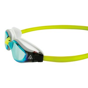 Aquasphere Fastlane - Yellow Titanium Mirrored Lens - White/Yellow Swim Racing Goggles - Image 5