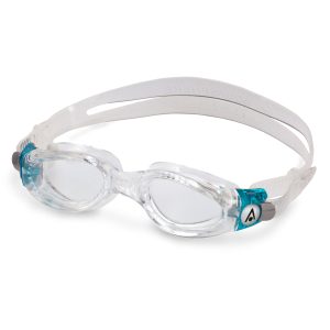 Aquasphere Kaiman Compact - Clear Lens - Transparent/Transparent-Blue Swim Goggles - Image 3