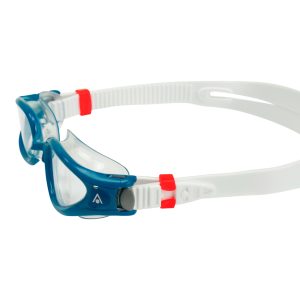 Aquasphere Kaiman Exo - Clear Lens - Petrol/Transparent Swim Goggles - Image 5