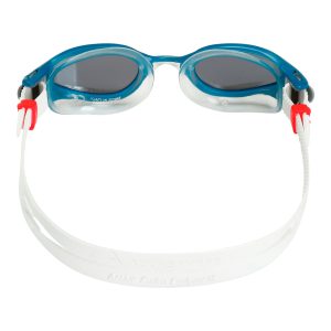 Aquasphere Kaiman Exo - Silver Titanium Mirrored Lens - Petrol/Transparent Swim Goggles - Image 4