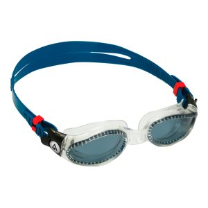 Aquasphere Kaiman - Smoke Lens - Clear/Petrol Swim Goggles - Image 3
