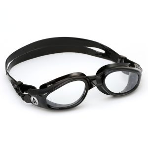 Aquasphere Kaiman - Clear Lens - Black/Black Swim Goggles - Image 3