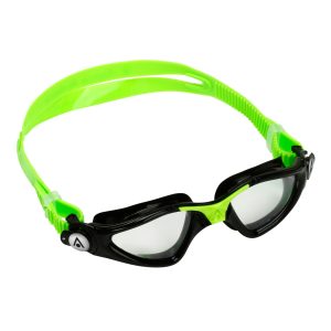 Aquasphere Kayenne Junior - Clear Lens - Black/Green Swim Goggles - Image 3