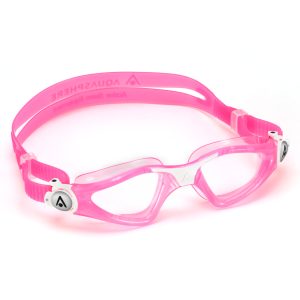Aquasphere Kayenne Junior - Clear Lens - Pink/White Swim Goggles - Image 3