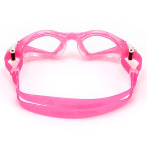 Aquasphere Kayenne Junior - Clear Lens - Pink/White Swim Goggles - Image 4