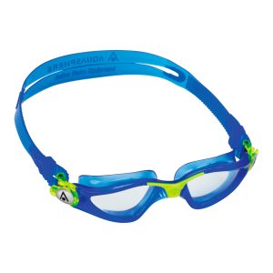 Aquasphere Kayenne Junior - Clear Lens - Blue/Yellow Swim Goggles - Image 3