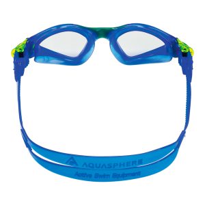 Aquasphere Kayenne Junior - Clear Lens - Blue/Yellow Swim Goggles - Image 4