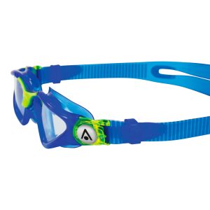 Aquasphere Kayenne Junior - Clear Lens - Blue/Yellow Swim Goggles - Image 5