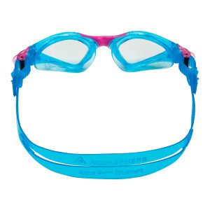 Aquasphere Kayenne Junior - Clear Lens - Aqua/Pink Swim Goggles - Image 4