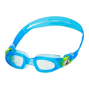 Aquasphere Moby Kid - Clear Lens - Transparent-Blue/Green Swim Goggles - Image 3