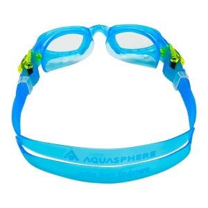 Aquasphere Moby Kid - Clear Lens - Transparent-Blue/Green Swim Goggles - Image 4