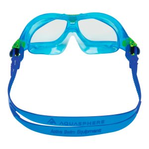 Aquasphere Seal Kid 2 - Clear Lens - Turquoise/Blue Swim Mask - Image 4