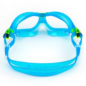 Aquasphere Seal Kid 2 - Clear Lens - Blue/Green Swim Mask - Image 4