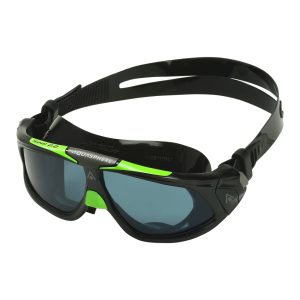 Aquasphere Seal 2.0 - Smoke Lens - Black/Green Swim Mask - Image 3