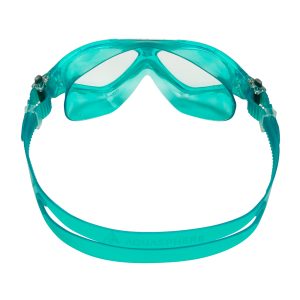 Aquasphere Vista Junior - Clear Lens - Green/White Swim Mask - Image 4