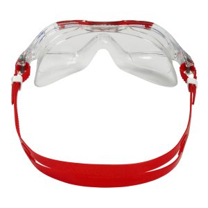 Aquasphere Vista XP - Clear Lens - Transparent/Red Swim Mask - Image 4