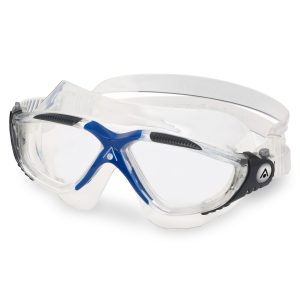 Aquasphere Vista - Clear Lens - Grey/Blue Swim Mask - Image 3