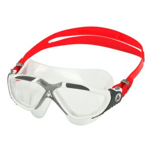 Aquasphere Vista - Clear Lens - White/Red Swim Mask - Image 3