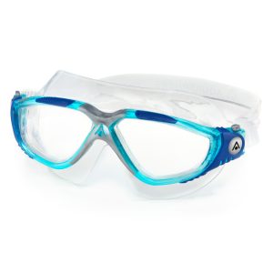 Aquasphere Vista - Clear Lens - Transparent/Blue Swim Mask - Image 3