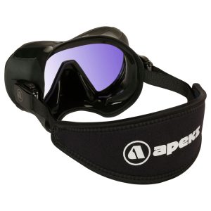 Apeks VX1 - UV Lens - Black Dive Mask - Image 4