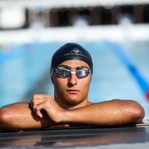 Aquasphere Fastlane - Silver Titanium Mirrored Lens - White/Grey Swim Racing Goggles - Image 6