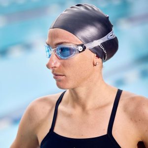 Aquasphere Kaiman - Blue Tinted Lens - Transparent/Transparent Swim Goggles - Image 5