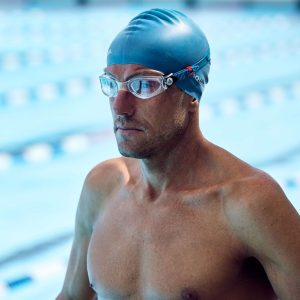 Aquasphere Kaiman - Clear Lens - Clear/Petrol Swim Goggles - Image 6