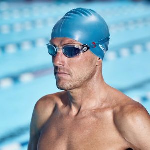 Aquasphere Kaiman - Smoke Lens - Clear/Petrol Swim Goggles - Image 6