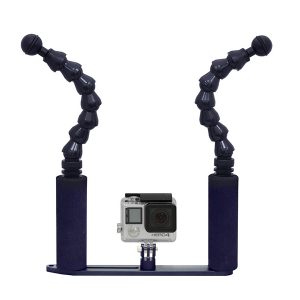 BigBlue GoPro® Tray and Twin Flexi Arm Assembly