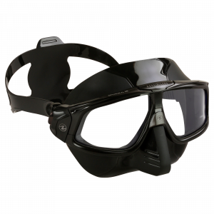 Aqualung Sphera X - Clear Lens - Black Freediving Mask - Image 1