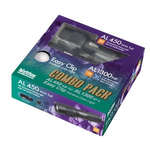 BigBlue Combo Pack: AL1300NP + AL450WT + Rainbow EZ Clip Dive Torch Light