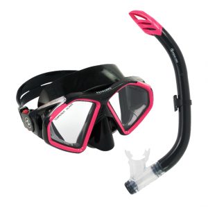 Aqualung Hawkeye SN Snorkeling Combo Black Pink