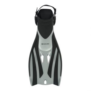 Aqualung Fizz - Adult Snorkeling Fins - Black/Silver