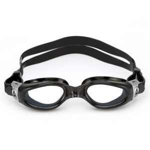 Aquasphere Kaiman Compact - Clear Lens - Black/Black Swim Goggles