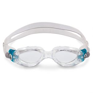 Aquasphere Kaiman Compact - Clear Lens - Transparent/Transparent-Blue Swim Goggles