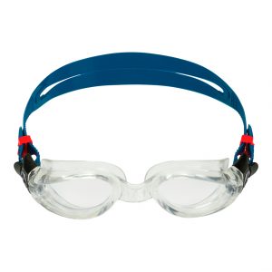 Aquasphere Kaiman - Clear Lens - Clear/Petrol Swim Goggles