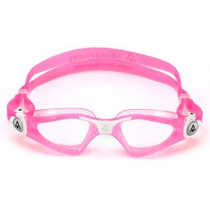 Aquasphere Kayenne Junior - Clear Lens - Pink/White Swim Goggles - Image 1