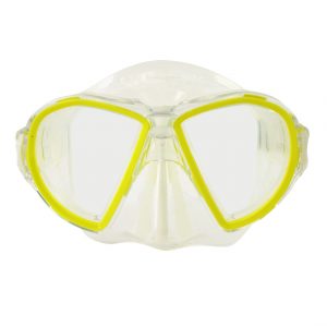 Aqualung Duetto Scuba Mask - Yellow