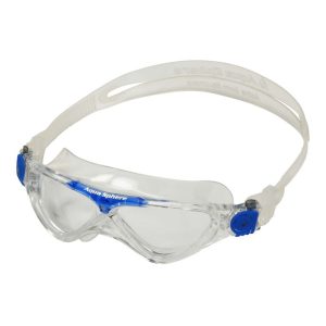 Aquasphere Vista Junior - Clear Lens - Transparent/Blue Swim Mask - Image 3