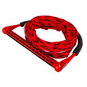 O'Brien 4-Section Poly-E Wakeboard Rope & Handle Combo Red - Image 1