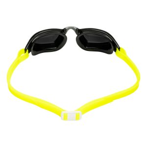 Aquasphere  Xceed - Silver Titanium Mirrored Lens - Black/Yellow Swim Racing Goggles - Image 4